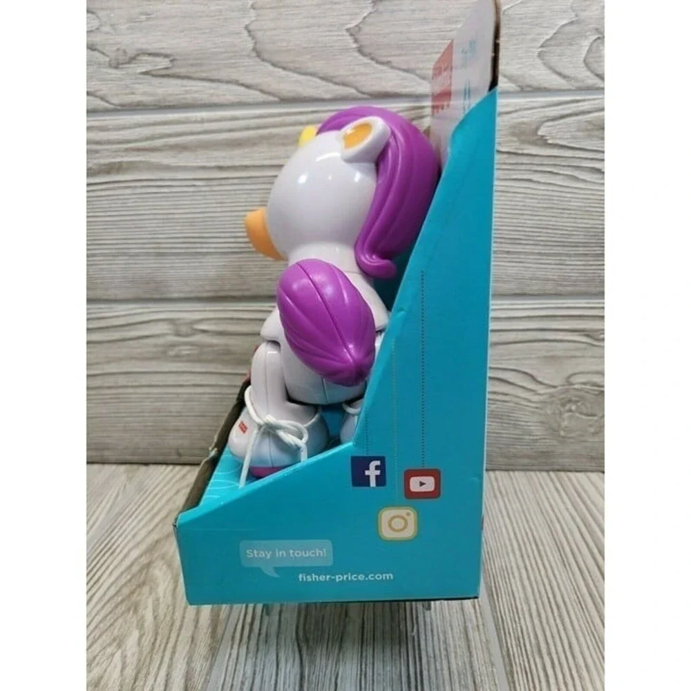 Fisher-Price Unicorn Clicker Pal Baby Toy 6M+‎ Purple Sensory Activity FYL45